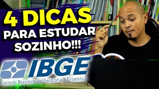 Como Estudar SOZINHO para o Concurso IBGE EFETIVO e TEMPORÁRIO [upl. by Hussein208]