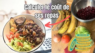 Calculer le prix par portion dun repas  Lastuce qui me permet déconomiser sur mes courses [upl. by Yellat653]