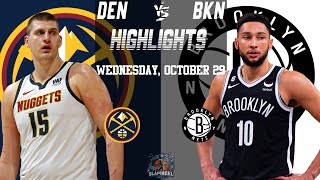 Denver Nuggets vs Brooklyn Nets QRT 4 Highlights  October 29 2024  202425 NBA Season [upl. by Rednav]