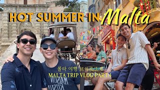 ENG한 몰타 Malta Trip 4 Mdina Romantic dinner date [upl. by Ahsaenat]