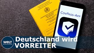 DIGITALER IMPFPASS Wegen Corona  Ab 1 Juli soll es ein EUweites Impfzertifikat geben I WELT News [upl. by Aicenert946]