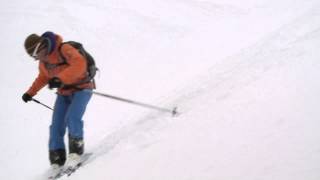 Ski Touring  Side slipping [upl. by Camilla]