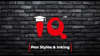 Pen Styles and Inking  Q Board TB1300 Pro and QA1300 Pro [upl. by Melantha575]