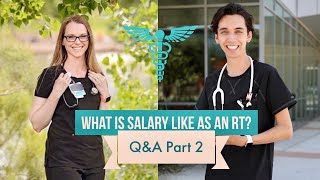 What is Salary like as a Respiratory Therapist QampA Collab with Breathe Easy Part 2 [upl. by Billy]