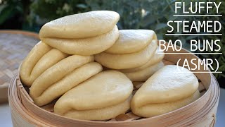 No Music ASMR Steamed Bao Buns 🥯 ASMR Cooking [upl. by Eerok888]