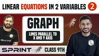 Linear Equations in 2 Variables 02  Graph  Lines Parallel to X and Y Axis  Class 9  NCERT [upl. by Oicnanev]