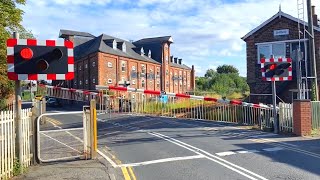 Rare Crossing Driffield Skerne Road Level Crossing East Riding of Yorkshire [upl. by Marylee139]