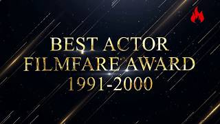 Filmfare award every best actor winners from1991 to 2000 [upl. by Arinay]