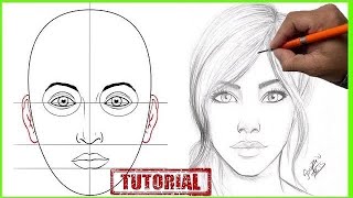 COMO DIBUJAR UN ROSTRO PASO A PASO [upl. by Macleod]