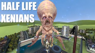 All Xenians Showcase Half Life  Garrys Mod 4k [upl. by Sasnak454]