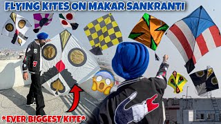 Flying Kites On Makar Sankranti 2023😱PATANGBAZI Part1 [upl. by Abate]