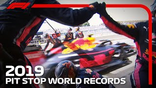 World Record F1 Pit Stops  Red Bull Racing Register The Fastest Pit Stop Three Times [upl. by Sabec]