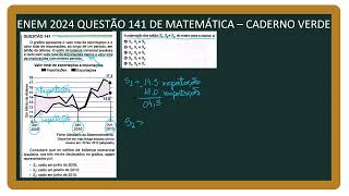ENEM 2024 Questão 141 Prova Verde Saldo da Balança Comercial Brasileira Desvendado [upl. by Felix]