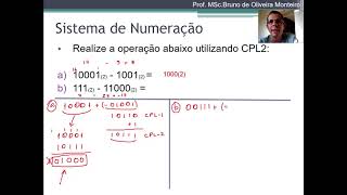 Como fazer operações aritméticas de números binários utilizando CPL2 Complemento 2 [upl. by Mildrid955]