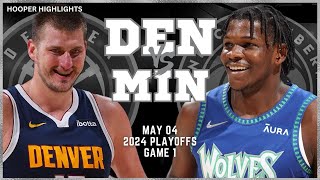 Denver Nuggets vs Minnesota Timberwolves Full Game 1 Highlights  May 4  2024 NBA Playoffs [upl. by Justis]