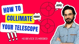 How To Collimate A Reflector Telescope [upl. by Iclehc]