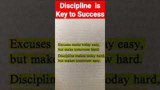 Discipline is key to success  Motivational Videos [upl. by Yenitirb]