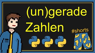 Wie überprüft man in Python ob eine Zahl gerade oder ungerade ist  Shorts [upl. by Enisaj]