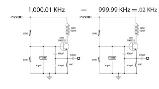 Two 1MHz Crystal Oscillator Experiment [upl. by Ellocin]