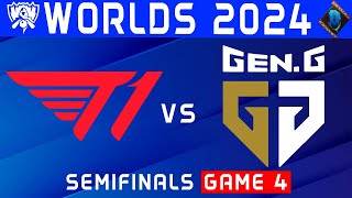 T1 vs GEN Highlights Game 4  Worlds Semifinals 2024  T1 vs GenG by Onivia [upl. by Nhoj]