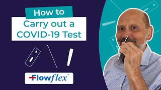 How to use the Flowflex Lateral Flow Test  The Easiest COVID19 Test [upl. by Nainatrad]