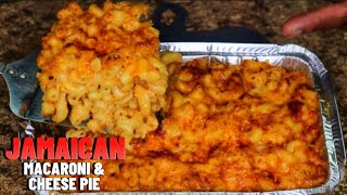 HOW TO MAKE JAMAICAN MACARONI AND CHEESE PIE  Hawt Chef [upl. by Adamo]