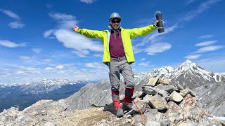 Mount Lady MacDonald Ridgewalk Canmore Alberta Canada [upl. by Lavinia]