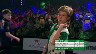 Dutch Open Darts 2022  Boys under 14 Final [upl. by Bina]