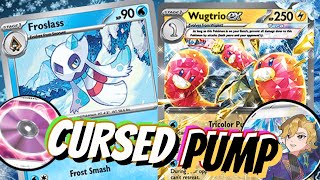 Wugtrio ex Snipe amp Spread 🪱🎯 W Briar Froslass ex amp Radiant Alakazam PTCGL Stellar Crown [upl. by Enomes802]