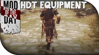 Skyrim Mod of the Day  Episode 271 HDT Equipment Weapon Physics [upl. by Yeznil]