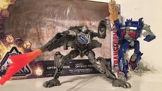 TRANSFORMERS THE LAST KNIGHT EXCLUSIVE MISSION TO CYBERTRON OPTIMUS PRIME amp PROTOFORM OPTIMUS PRIME [upl. by Rois]