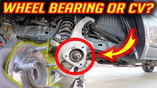 How to Diagnose Wheel Bearing or CV Joint Vibration Humming Noise [upl. by Boles]