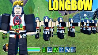 Roblox Warlords LONGBOW review [upl. by Brezin]