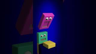 THE BLOCK MONSTERS III blender 3danimition cartoon spiderman 3dnimation 3danimation funny [upl. by Ecneret]