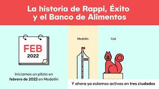 La historia de Rappi Éxito y el Banco de Alimentos [upl. by Meg]