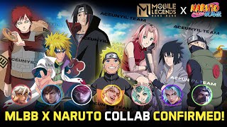 MLBB X NARUTO COLLAB CONFIRMED  MINATO X GUSION  KAKASHI X HAYA  GAARA X VALE JULIAN X SAIamp MORE [upl. by Nagap407]