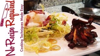 Salad Lyonnaise Recipe  NoRecipeRequiredcom [upl. by Eimmij350]