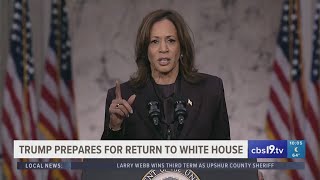 Kamala Harris concedes election pledges peaceful transition of power [upl. by Enitsugua]