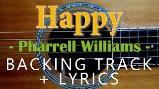 Happy  Pharrell Williams Acoustic Karaoke [upl. by Notsur]