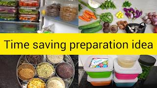 Weekly meal preparation amp storing tips  cooking time saving preparation idea in Tamil preparation [upl. by Dnalrag]