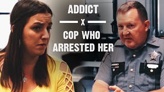 ExDrug Addict Confronts Her Arresting Officer [upl. by Derayne]