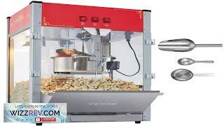 VEVOR Popcorn Popper Machine 12 Oz Countertop Popcorn Maker 1440W 80 Cups Review [upl. by Ulick]