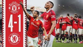 Job Done 👊  Man Utd 41 Chelsea  Highlights [upl. by Ambros182]