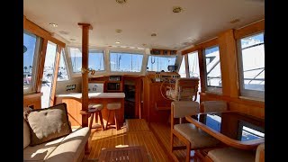 Mainship 430 Aft Cabin Trawler ⚓️ For Sale in Long Beach [upl. by Simmie]