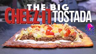 THE BIG CHEEZIT TOSTADA FROM TACO BELLBUT HOMEMADE amp WAY BETTER  SAM THE COOKING GUY [upl. by Wilbert]