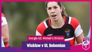 Wicklow v UL Bohemian  EnergiaAIL Highlights Womens Div 1 Rd 6 [upl. by Dray]