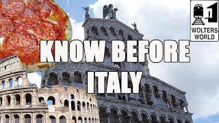 Visit Italy What You Should Know Before You Visit Italy [upl. by Jennings]