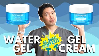 Dr Sugai Compares Neutrogena Hydro Boost Water Gel vs GelCream [upl. by Zielsdorf]