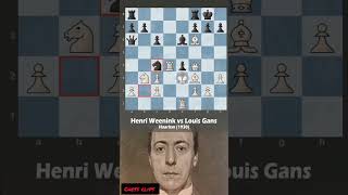 First Henri Weeninks king gets hunted but then it becomes a hunter 😯 shorts chess [upl. by Lahtnero]