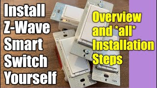 ZWave ● Enbrighten Switch ● How to Install a Smart Switch by Yourself ✅ DIY zwave [upl. by Jeb]